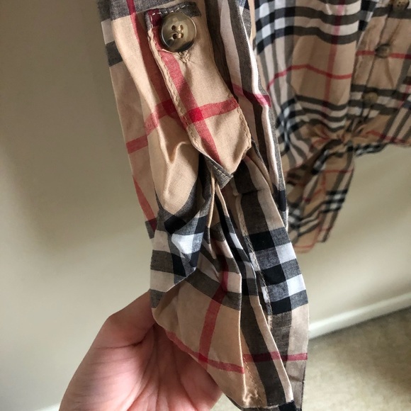 Entro Plaid Button Down Top New Boutique Item - Picture 4 of 7